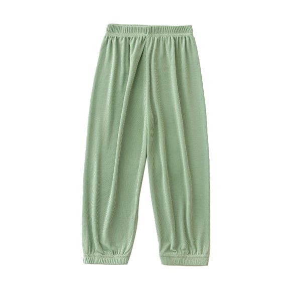 Mercatoo Baggy Sweatpants for Boys Girls Harem Pants Elastic Waist Joggers Kids Cotton Wide Leg 𝐋ounge Pants Summer Clothes