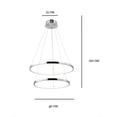 thumbnail image 3 of Lampara Colgante 2 Aros Led Infinitum, 3 of 3