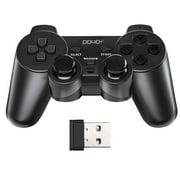Wireless PC Gaming Controller, Dual-Vibration Steam Joystick Gamepad Computer Game Controller for PC Windows 7/8/10/11