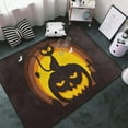 thumbnail image 3 of Halloween Shaggy Area Rug, Halloween Relaxing Pumpkin Cat Rugs for Living Room Non Slip Door Mat Halloween Decorations Indoor Carpet Halloween Decor Floor Mats for Entryway 60x39in, 3 of 6