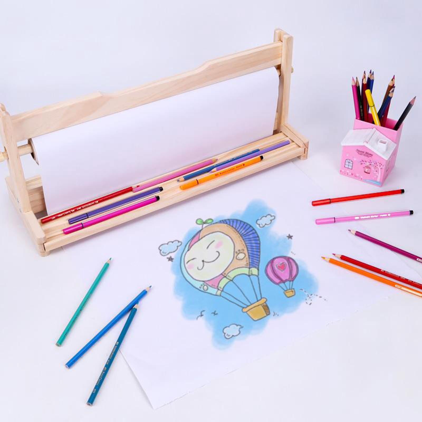 FVDPWYE 10/20/30m Arts Crafts Easel Paper Roll for DIY Watercolor Acrylic - 44cmx10m