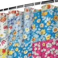thumbnail image 3 of Pioneer Flower Floral Print Pattern Shower Curtain 72"x84", Bathroom Decorative Shower Curtain Set with 12 Hooks, Waterproof Washable, 3 of 6