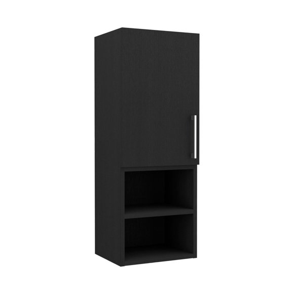 Gabinete de Medicamentos Tuhome Madrid para Pared Negro