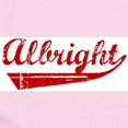 thumbnail image 2 of CafePress - Albright (Red Vintage) Infant Bodysuit - Baby Light Bodysuit, Size Newborn - 24 Months, 2 of 4