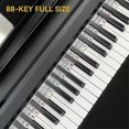 thumbnail image 3 of 88 Touches Réutilisables Clavier Piano Étiquettes de Notes Piano Notes Guide Autocollants, 3 of 3