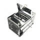 thumbnail image 3 of Parrilla de barbacoa de acero inoxidable, altura ajustable, plegable, cuadrada, parrilla de carbón para cocinar al aire libre, Camping, Picnics, 3 of 5