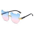 thumbnail image 4 of Gafas de sol para niños, protección UV para niños y niñas, moda, lindas orejas de oso de bebé, gafas de sol, foto de modelado, 4 of 4