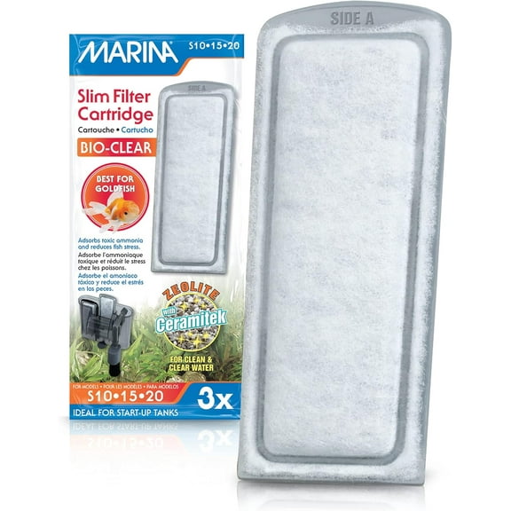 Marina Slim Filter Zeolite Cartridge 3pk