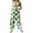 Green, variant on Gyujnb Women's St. Patrick's Day Overalls - White Green Glitter Shamrock Print Pocketed Wide Leg Jumpsuit for Irish Festival,5XL
