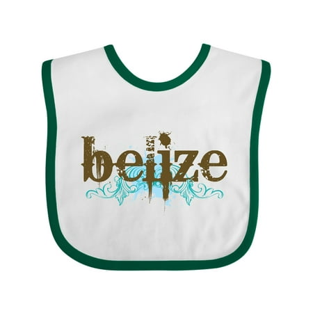 

Inktastic Belize Country Grunge Shirts Gift Baby Boy or Baby Girl Bib