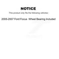 thumbnail image 2 of Transit Auto Front Rear Disc Brake Rotors Ceramic Pads and Drum Kit for Car 2005-2007 Ford Focus Wheel Bearing Included K8T-103626, 2 of 11