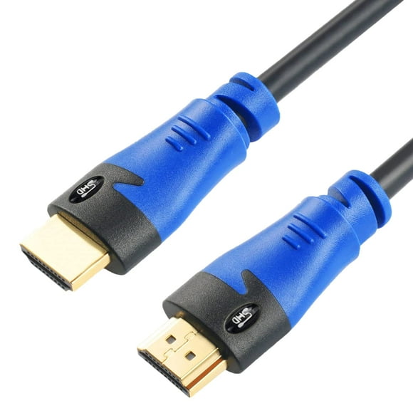 SHD HDMI Cable, HDMI 2.0 High Speed HDMI Cord 18Gbps Support 4K 3D 1080P Ethernet Audio Return CL3 Rated Gold Plated Connectors-30Feet