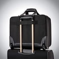 thumbnail image 2 of Samsonite Valise de Bureau Mobile pour Femmes, Noire, Résistante à l'Eau, Compartiment Rembourré pour Ordinateur Portable, Poches avant Zippées, 2 of 4