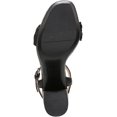 thumbnail image 5 of Naturalizer Women's Pandora Platform Dress Sandals Black Leather 8M, 5 of 5