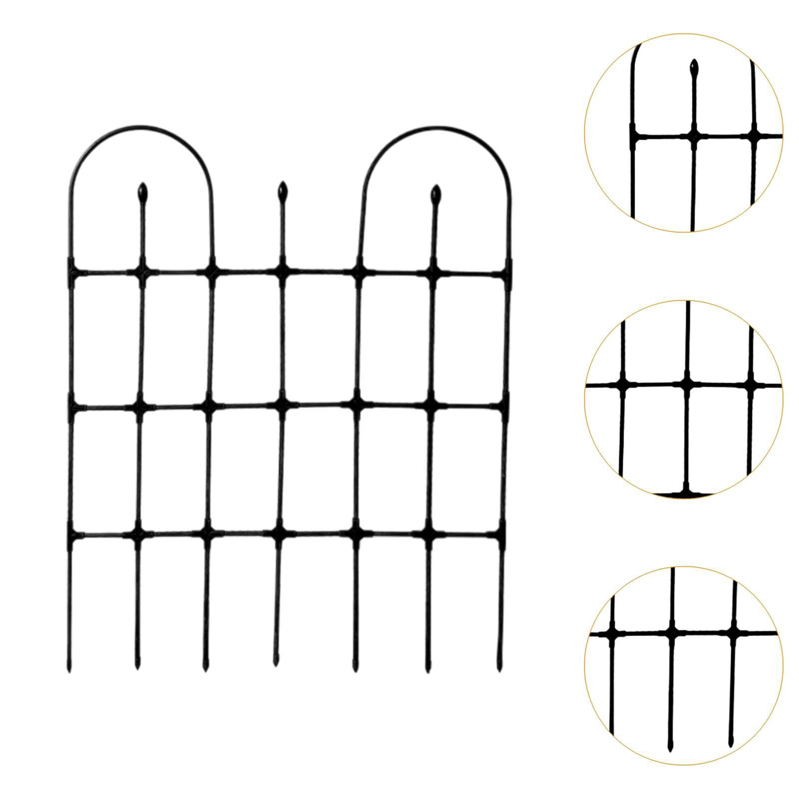 figatia Garden Trellis Frame for Climbing Plants Outdoor,Garden Trellises,Plant Supported Frame for Pea,Rose,Clematis,Tomato,Raised Bed black