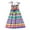 E, variant on Big Girls Summer Casual Floral Boho Dress Party Beach Dresses Kids Spaghetti Strap Sundress