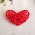 thumbnail image 2 of 5 unids/bolsa en forma de corazón Sepak Takraw Bola de ratán artesanía fiesta decoración de Sala de bodas (rojo), 2 of 3