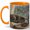 Orange, variant on Sleeping Cat Window 11oz Ceramic Mug, Pet Memory Coffee Cup