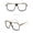 Black white, variant on Vintage Metal Frame Sunglasses for Women, UV400 Protection, PC Lens, Non-Polarized, Large Fit