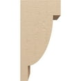 thumbnail image 3 of 11"W x 11"D x 22"H Wide Alpine Rough Cedar Woodgrain TimberThane Corbel, Primed Tan, 3 of 6