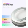 thumbnail image 5 of MelodySusie Mini Nail Dust Collector,HProA 6000RPM Portable Suction Vacuum Fan with 30 Pcs Filter Papers,Pink, 5 of 9