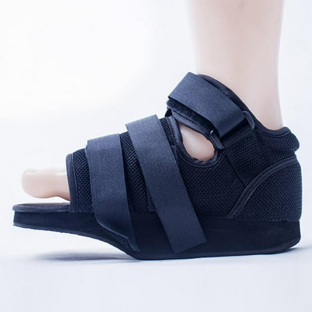

Shoes High Upper Foot Fracture Support Fracture Fixation Open Toe Training Black Injury Stable Teens Unisex Adult Men - XS