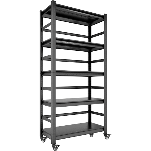 72"H Heavy Duty Storage Shelves Adjustable 5Tier Metal Shelving Unit
