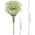 thumbnail image 2 of GlobaShun 6Pcs Artificial Gypsophila Flowers Fake Baby's Breath Silk Bouquet Wedding Decor, 2 of 6