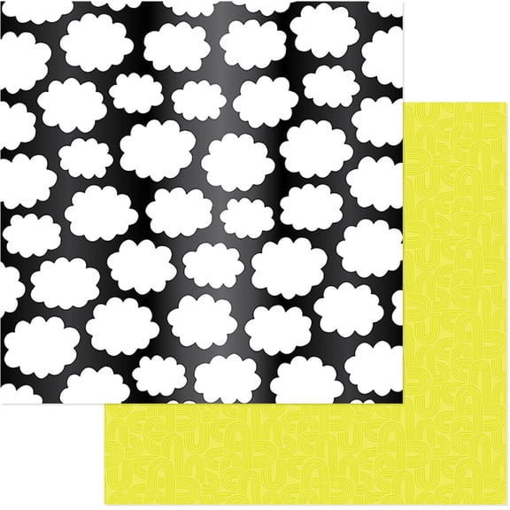 Whatevs Double-Sided Cardstock 12"X12"-Storm Cloud