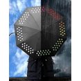 thumbnail image 3 of Color Changing Umbrella, Magical Folding Umbrella with Rainbow Raindrops and 8 Ribs, Rain and Sun Parasol, Ideal Gift for Men Women Travel and Car, 3 of 4