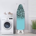 thumbnail image 4 of HELLHERO Light Green Leopard Print Pattern Ironing Board Protector Cover Adjustable Fastener Replacement Ironing Board Cover Elastic Edge for Homes, 4 of 5