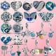thumbnail image 2 of Plata Esterlina 925 Flor De Primavera Libélula Mariposa Tortuga Estrella De Mar Cuelga Encanto Cuentas Ajuste MULA Pulsera Joyería Original Gao Jiahui unisex, 2 of 2