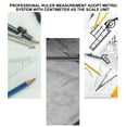 thumbnail image 4 of EeaseCA 6Pcs Green Plastic Stationery Measuring Tool Ruler Template Ruler School Supply, 4 of 7