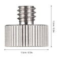 thumbnail image 2 of Screw Metal Bubble Level Universal Horizontal Bubble Level 1/4 Inch Screw Installation High Precision Level Circular Bubble, 2 of 6