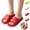 Red, variant on Mfakffe Shower Shoes Open Toe Non Slip Slides Soft Quick-Dry Slip on Sandals Lightweight House Slippers