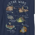 thumbnail image 2 of Boy's Star Wars: A New Hope Story Map  Graphic Tee Navy Blue Large, 2 of 4
