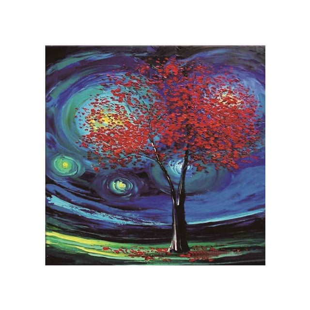 Árbol Flor Diamante de imitación Costura 5D Cristal Animal Pintura Diamante Punto de cruz Decoración Imagen de mosaico AweSitey JJ14141-07
