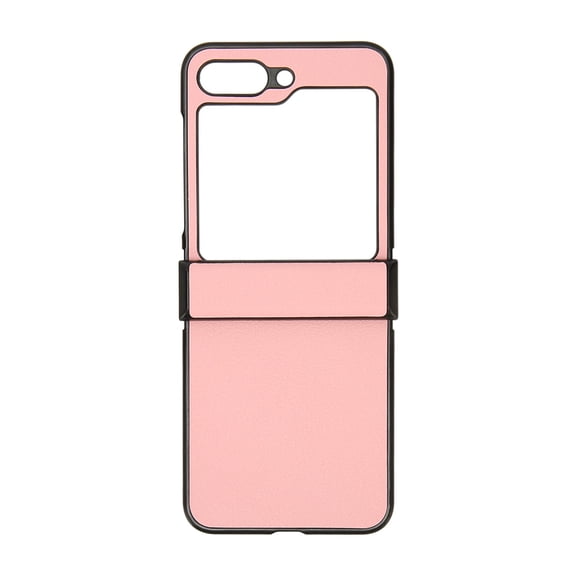 Lichee Pattern Cell Phone Synthetic Leather Case Folding Screen Cell Phone Protective Case for Galaxy Z Flip 5 Case