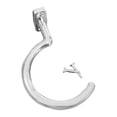 thumbnail image 3 of AWHAO Billiard Bridge Hook Galvanized Cue Holder Support Easily Installed Suitable for Silver, 3 of 9