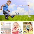 thumbnail image 3 of Indoor Outdoor Children Mini Football Soccer Goal Post Net Set with Ball Pump Kids Football Sport Toy, 3 of 6