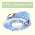 thumbnail image 4 of SWTROOM Potty Training Seat For Kids Boys Girls Toddlers Toilet Seat For Baby With Cushion Handle Backrest Toilet Trainer For Round And Oval Toilets, 4 of 9