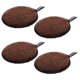 thumbnail image 2 of FELTECHELECTR 4 esponjas lavables para polvos, almohadillas de limpieza facial esponjosas para desmaquillar a niñas., 2 of 7