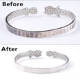 thumbnail image 6 of Silver Polishing Cloth Jewelry Cleaning Cloth Sterling Silver Anti-Cleaner Square White 8x8x0.05cm DIY, 6 of 6