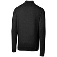 thumbnail image 3 of Men's Cutter & Buck Black Florida State Seminoles Lakemont Quarter-Zip Pullover Sweater, 3 of 3