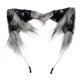 thumbnail image 5 of Diadema de cuero con orejas de gato y diseño punk para cosplay de Halloween y fiestas temáticas, 5 of 5
