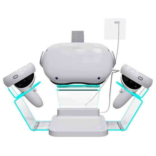 The Bigly Brothers Charging Dock for Oculus Quest 2, 7-Color