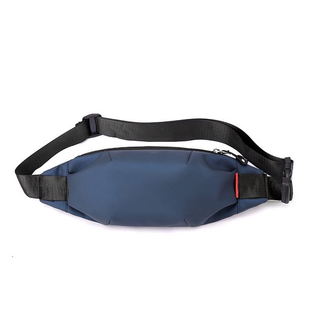 Bolso de pecho informal para hombre, para exteriores, sencillo, impermeable, bandolera de hombro, bolso de cintura de moda para estudiantes universitarios