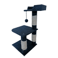 thumbnail image 2 of Rascador para Gatos MascotasyAccesoriosMx Juguete Árbol con Cama Elevada 80 Cm, 2 of 5