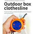 thumbnail image 3 of Portable Travel Clothesline is 33 Ft Retractable Clothesline for Indoor Clothes Lines and Outdoor Camping Clothesline, 3 of 7