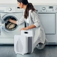thumbnail image 6 of COFEST Clothes Hamper,Wall-Mounted Collapsible Laundry Baskets,Breathable Laundry Basket Plastic,Storage Basket,Laundry Organizer,Bathroom Hamper,Suitable For Be White, 6 of 9